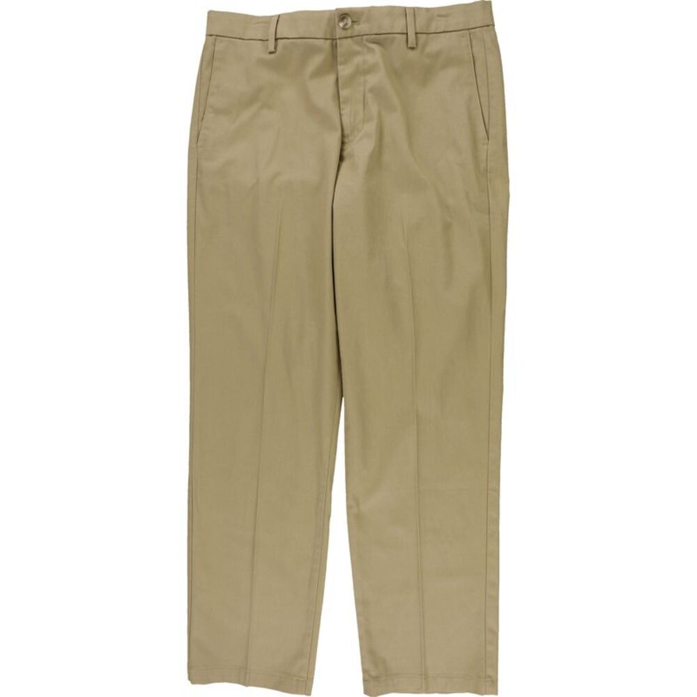 Dockers Mens Signature Iron-Free Stain Defender Straight Trousers Khakis Casu...